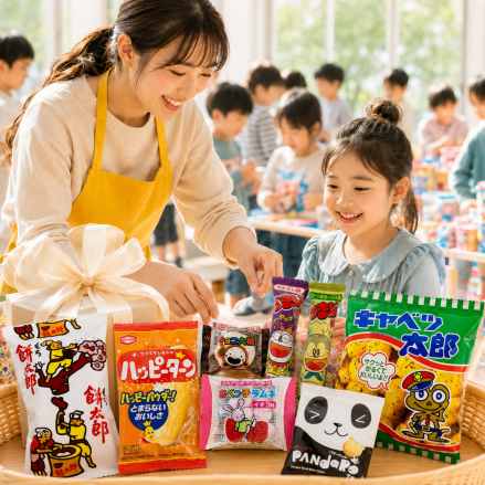 子どもたちと先生の楽しいおやつの時間
